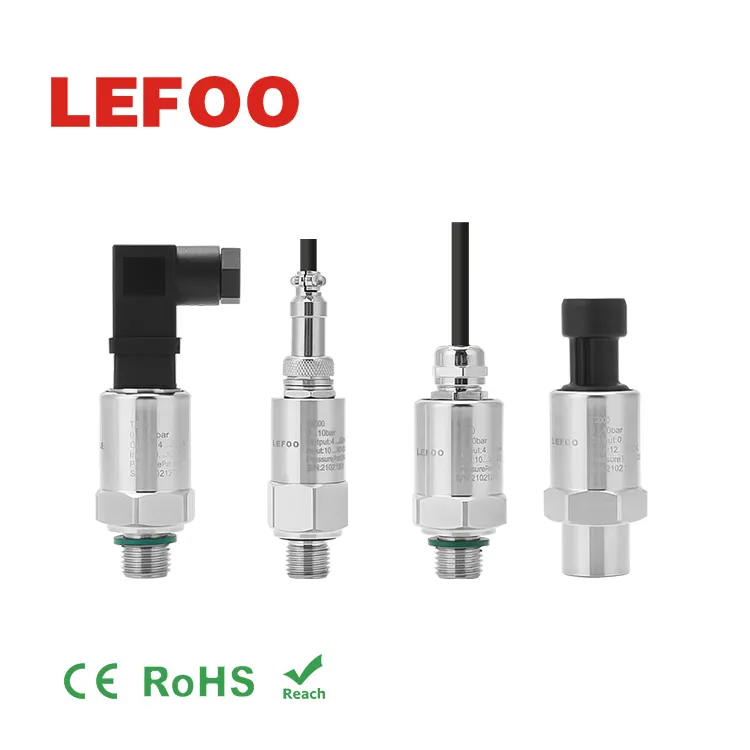 LEFOO Cảm Biến Áp Suất Đầu Dò Máy Phát Áp Suất Bằng Thép Không Gỉ 304 Đo Áp Suất Dầu Nước 4-20mA