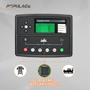Electronic Auto Start <strong>Genset</strong> Populace Pse7320 Generator <strong>Controller</strong> AMF Populace Pse 7320 Mkii <strong>Control</strong> Panel Module Pse7320 - Product Image 5
