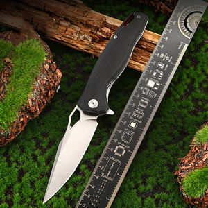 D2ブレードポケット折りたたみユーティリティレスキューカスタム戦術G10ハンドルナイフボックス付き - Product Image 4