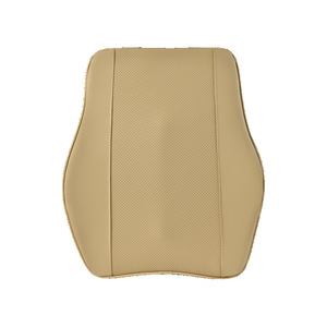Coussin de soutien lombaire et cervical en mousse à mémoire de forme et cuir artificiel pour appuie-tête de voiture, avec maille latérale - Product Image 5