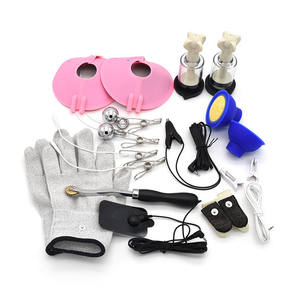 Elektroschock-Nippelklemmen Bondage Brustmassagegerät Vibrationsstimulation Klitorisstimulator Vibrator SM Sexspielzeug für Frauen - Product Image 1