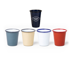 Juego de Tazas de Café de Metal Esmaltado para Camping, con Diseño de Dibujos Animados, Logotipo Personalizado, Reutilizables, Gruesas, Navideñas, con Caja de Regalo - Product Image 4