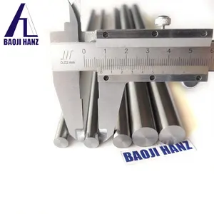 ASTM B348 gr1 gr2 batang titanium bulat dipoles