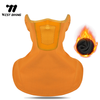 WEST BIKING Masker Balaclava Bersepeda Musim Dingin Berbahan Fleece Hangat, Penutup Setengah Wajah, Anti Angin, Pelindung Telinga, Penutup Leher Panjang, Masker Sepeda Ski