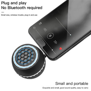 Portable Wireless <strong>Speaker</strong> Phone <strong>External</strong> <strong>Speaker</strong> Universal 3.5mm Jack Mini Sound Box for Smartphone Tablet Laptop <strong>MP3</strong> MP4 - Product Image 3