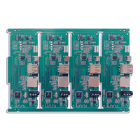 Finition de surface ENIG, PCBA avec contrôle d'impédance, conception de circuit imprimé, assemblage SMT, conforme RoHS, cartes de circuits imprimés