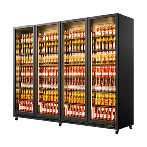 Refrigerador Exhibidor de Bebidas Multipuertas con Inversor, de Alta Gama y Elegante, para Uso Comercial, al Mejor Precio de Fábrica - Product Image 1