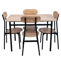 Meubles de restaurant en gros, ensemble table à manger et chaises en bois pour hôtels, écoles, fermes-divers modèles disponibles