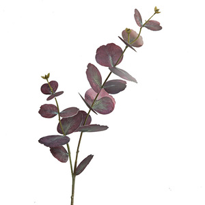 Arrangement floral artificiel Yihua Floral Art à deux branches, en eucalyptus et fleurs séchées en soie, pour la décoration du salon et de la chambre. - Product Image 5