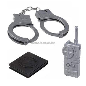 बेस्ट पुलिस एक्सेसरीज ड्रेस-अप पुलिस स्प ड्रेस-अप मिनी टारगेट हैंडपफ के साथ सेट - Product Image 2