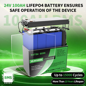 ハイパワーIP65 Wasserdichteリチウムイオンパック電池Auリチウム<span class=keywords><strong>24V</strong></span> 100Ah LiFePO4リチウム電池 - Product Image 3