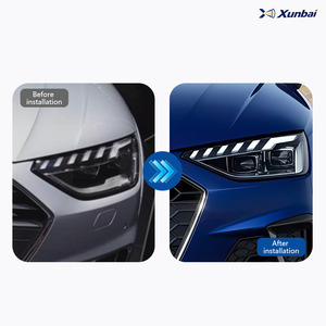 ชิ้นส่วนไฟหน้าโปรเจคเตอร์ LED เมทริกซ์2020-<span class=keywords><strong>2024</strong></span> LED DRL อุปกรณ์ประกอบไฟหน้าโปรเจคเตอร์สำหรับรถยนต์ <span class=keywords><strong>Audi</strong></span> <span class=keywords><strong>A4</strong></span> B9รถยนต์ - Product Image 3