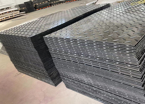 HDPE Anti slip Waterproof Ground protection Mats Durable Textured Road Covering Strong <b>Plastic</b> Ground Mat/ Turf protection Mat - Product Image 4