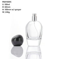 Flacon de parfum personnalisé 100 ml, flacon d'huile parfumée rond avec boîte en tube de papier, emballage de flacon de parfum cosmétique avec logo, vente en gros