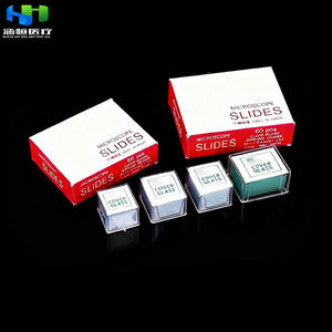 Hanheng 50pcs 72 Pcs 1mm 1.2mm 25.4*76.2 언그라운드 엣지 <span class=keywords><strong>7101</strong></span> 7102 7105 7109 투명 유리 현미경 슬라이드 - Product Image 6