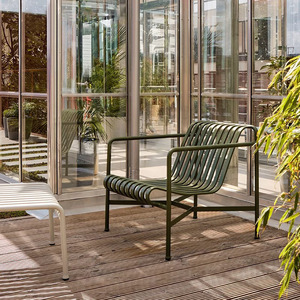 Sillón de Metal Moderno de Estilo Nórdico para Exteriores con Cojines, <span class=keywords><strong>Tumbona</strong></span> Reclinable para Jardín, Cafetería o Comedor - Product Image 4