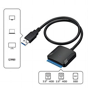 Cable <span class=keywords><strong>USB</strong></span> 3.0 <span class=keywords><strong>a</strong></span> SATA, <span class=keywords><strong>Adaptador</strong></span> de <span class=keywords><strong>Disco</strong></span> <span class=keywords><strong>Duro</strong></span> SATA III para Discos Duros SSD/HDD de 2.5" y 3.5" con <span class=keywords><strong>Adaptador</strong></span> de Corriente de 12V/2A - Product Image 5