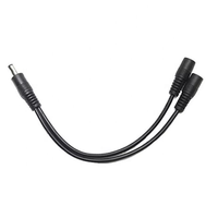 5521 DC 5.5mm X 2.1mm prise d'alimentation 1 prise mâle à 2 câble femelle câble adaptateur répartiteur Y