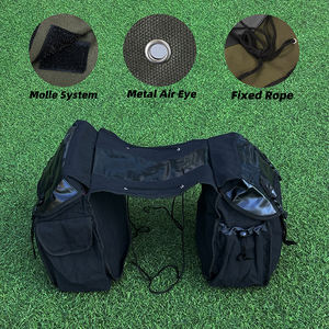 Trois couleurs améliorées fixe Pillion vélo toile porte-bagages selle sac de rangement pour l'équitation en montagne et le cyclisme <span class=keywords><strong>moto</strong></span> Touring - Product Image 5