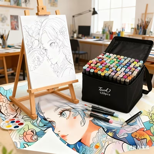 Dual-Sided Non-Erasable Oily Art Hand Drawn 120 Colors <b>Marker</b> <b>Pen</b> - Product Image 6