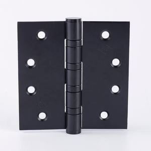 4 \ "X4 \" X3 \ "Diseño moderno Revestimiento negro Acero inoxidable 304 Bisagra de puerta de cabeza plana con 4 rodamientos de bolas Pasador de fijación de cabeza plana - Product Image 6