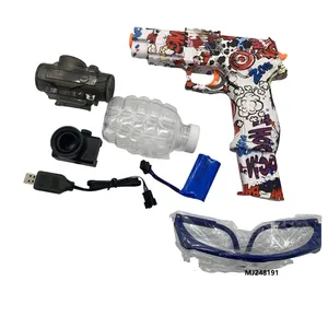 Pistola de água elétrica para crianças, pistola de tiro de gel para crianças de 14 anos ou mais, novidade em brinquedos de tiro ao ar livre