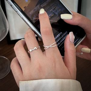 S925 Pure <b>Silver</b> Heart <b>Ring</b> For Women Elegant Minimalist Design Everyday Wear Fine Jewelry - Product Image 2