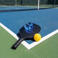 Kinder-Fiberglas-Pickleball-Schläger mit PP-Wabenkern, Langlebig, Leicht, Tragbar, für Training, Jugendliche, Junior, OEM