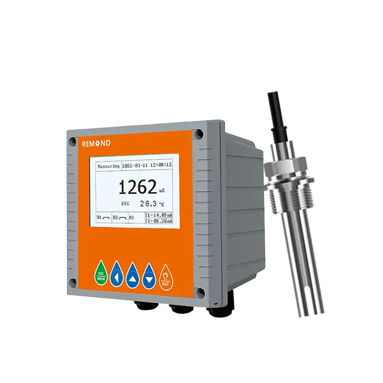 Medidor de conductividad eléctrica, 0-2000uS/cm, medidor EC RS485, sonda TDS, Sensor de salinidad de acero inoxidable para prueba de agua