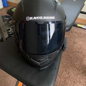 Su misura di <span class=keywords><strong>calcio</strong></span> casco decalcomanie Personalizzate del vinile di trasferimento adesivi casco da motociclista - Product Image 5