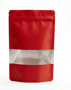 Bolsa de Fondo Plano Personalizada por el Fabricante, con Ventana, para Envasado de Alimentos (Material PET/PE) - Product Image 1
