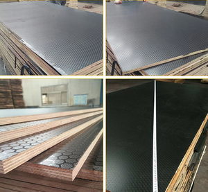 4x8 pies 17mm 18mm <span class=keywords><strong>fenólico</strong></span> antideslizante negro China marrón película frente <span class=keywords><strong>tablero</strong></span> de madera contrachapada hoja <span class=keywords><strong>encofrado</strong></span> <span class=keywords><strong>precio</strong></span> para construcción hormigón - Product Image 6