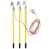 Equipo de Cable de Cobre de Alta Calidad, Conjunto de Puesta a Tierra Temporal de Fibra de Vidrio FRP de Alto Voltaje, Materiales y Elementos de Aislamiento