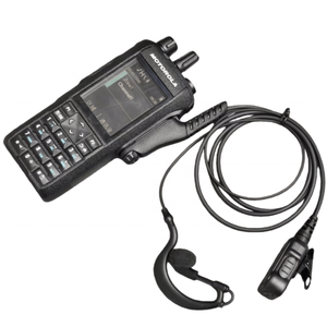 Casque d'écoute avec crochet d'oreille Motorola R7 Walkie Talkie, étanche IPX-6, cordon de 100 cm, compatible avec R7A/ION/APX N30/N50/N70 - Product Image 2