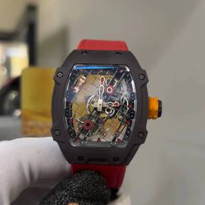 นาฬิกาจักรกลคาร์บอนไฟเบอร์น้ำหนักเบาพิเศษ รุ่น Tourbillon 27-04 ของแท้คุณภาพสูง ดีไซน์ตาข่ายโปร่ง เหมาะสำหรับนาฬิกาเทนนิสผู้ชาย - Product Image 6