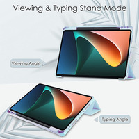 2021 étui intelligent transparent de 11 pouces pour Xiaomi Mi Pad 5/MiPad 5 Pro 5G avec acrylique arrière usine en gros pour étuis de housses de tablette