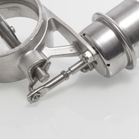 Vanne de dérivation d'échappement à commande par vide EPMAN, style ouvert, en acier inoxydable 304, 51mm-102mm, compatible avec les systèmes d'échappement Catback EP-CUT-OP