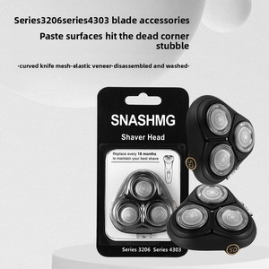 Cabezal <span class=keywords><strong>de</strong></span> Repuesto para <span class=keywords><strong>Afeitadora</strong></span> <span class=keywords><strong>Philips</strong></span> Serie 4000 3000 S4303 S3206S2305, Cuchilla <span class=keywords><strong>de</strong></span> Acero Inoxidable, Categoría <span class=keywords><strong>de</strong></span> Producto - Product Image 2