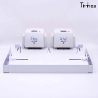 Agrafeuse électrique double tête robuste JIMHAU JH70-2, capacité 2-55 feuilles, profondeur de pliage réglable 100 mm, 7 kg, en métal