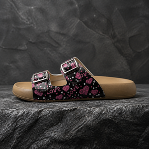 Sandali da Donna di Marca, Ciabatte Uniche di Design, Calzature Piatte con Punta Aperta, Scarpe da Spiaggia Dorate - Product Image 2