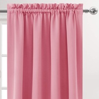 Rideaux de cuisine courts occultants à plis français, 100 % polyester, isolants, écologiques et modernes, à fixation par crochet