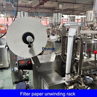 Machine de remplissage et de scellage entièrement automatique pour sachets de thé (intérieur/extérieur) avec fil et étiquette, pour feuilles de thé et sachets de thé en papier filtre