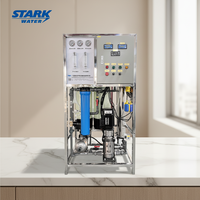 Système d'osmose inverse FRP pour eau potable pure, moteur 500L/heure, certifié CE, machine de traitement par filtration et purification