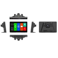 4K + 1080P Cámara dual 7 pulgadas Grabador DVR portátil Carplay Pantalla táctil Inalámbrico Carplay Android Auto