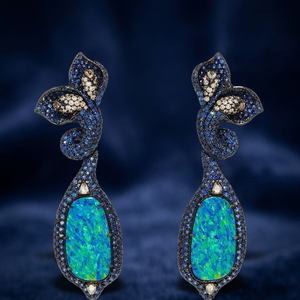 Pendientes de Araña de Plata de Ley 925 Bañados en Oro de 24K al por Mayor, Joyería de Oro de Dubái para Oficina/Trabajo, Regalo Lindo para Mujer, Fiesta, Tercera Ocasión - Product Image 3