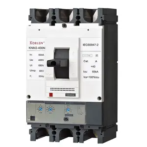 Mould Case Circuit Breaker 3 Polen Lage Spanning Mccb 3 P 630A KNM1(CM1) 16-1600A Wit Xlk Kortsluiting Protecton