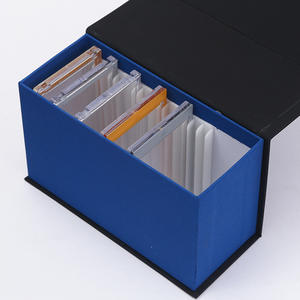 Porte-cartes en cuir PU de qualité supérieure avec logo personnalisé, fermeture magnétique, vente en gros - Product Image 3