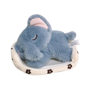 Cesta de dormir tipo sofá, juguete de peluche de animal, juguete infantil de terciopelo, muñeco de elefante bebé durmiente de algodón PP, zorro soñoliento, <span class=keywords><strong>gatito</strong></span> <span class=keywords><strong>acostado</strong></span> - Product Image 5