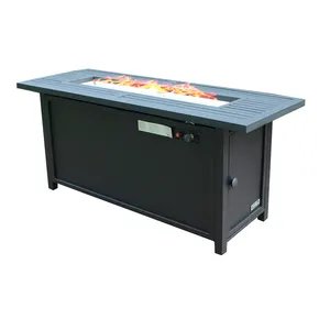 32 Inch Outdoor Gas Fire Pit 50000 BTU Propane Fire Pit Outdoor Fire Pit Table