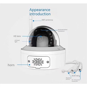 Giá tốt nhất thông minh Dome Wifi tuya App Video CCTV Home an ninh 4MP IP Ngoài Trời Loại không dây giám sát không thấm nước Máy ảnh PTZ - Product Image 6
